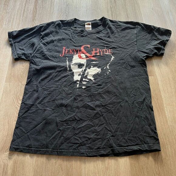 Vintage Strange Case Jekyll & Hyde Musical Promo T-Shirt Men's XL Distressed - Picture 1 of 6